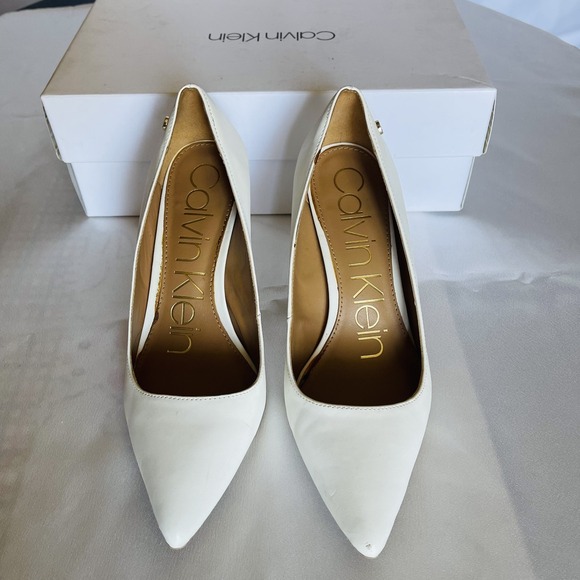Calvin Klein Shoes - $120 Calvin Klein Brady Ivory Pump Woman Shoes 6.5M with Box Worn once